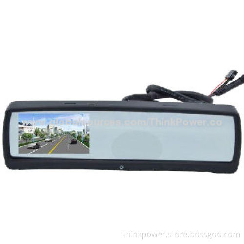 Smart Rear-view Mirror DVR, 1,080P HD Recording and GPS Tracking, Low-power Alarm
